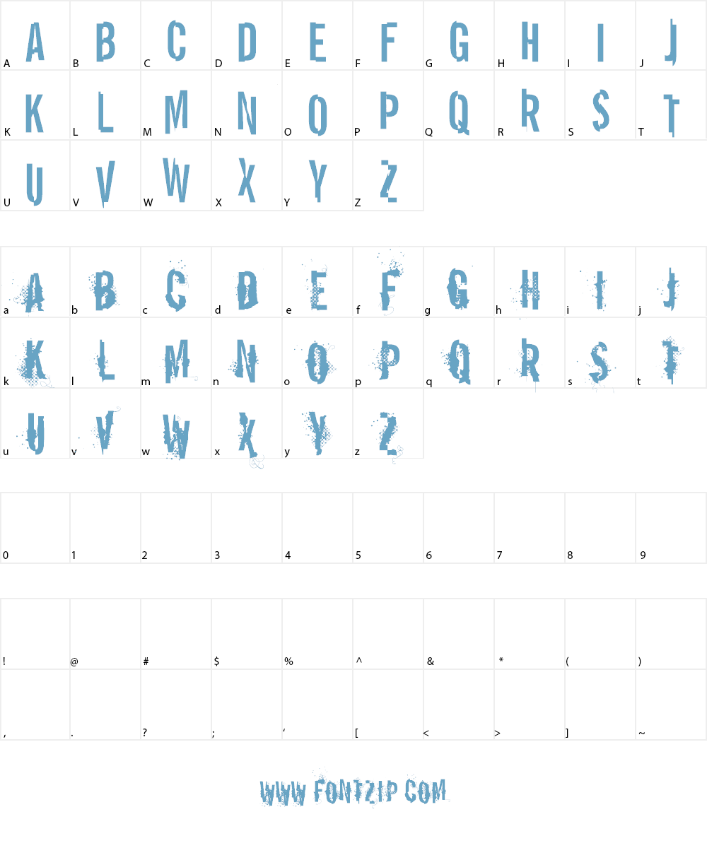 vtks REPORT erRoR Font Character